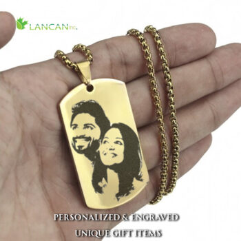 Lancan Custom High Polished Dog Tag