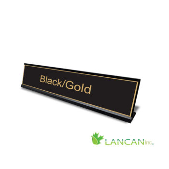 Lancan Name Plate | Brushed Gold / Silver - Image 4