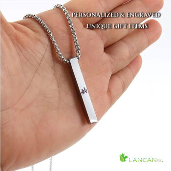 Lancan Personalized Pendant S.Steel Column - Image 4