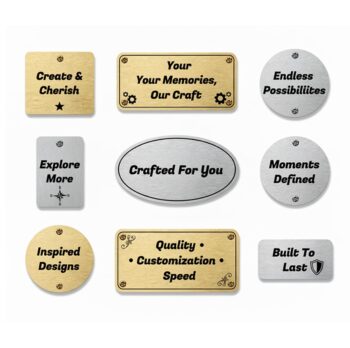 Custom Office Door Sign- Personalized Metal Plaque – Wedding, Anniversary, Housewarming Gift - Image 2