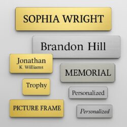 Custom Office Door Sign- Personalized Metal Plaque – Wedding, Anniversary, Housewarming Gift
