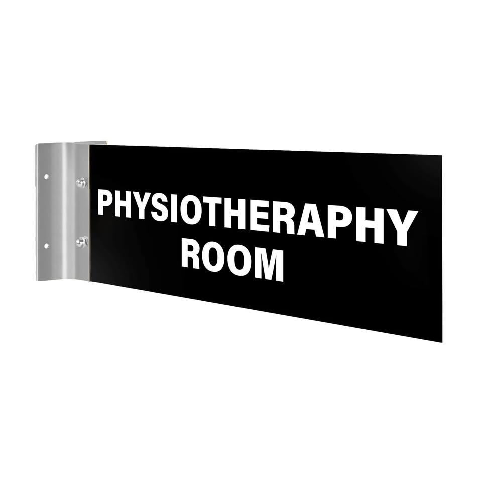 Custom Double, 2 Sided Text Projection Signs | 4" x 10" Durable Corridor Signage for Offices and Businesses - Image 3