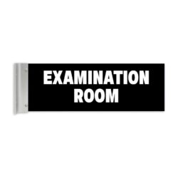 Custom Double, 2 Sided Text Projection Signs | 4" x 10" Durable Corridor Signage for Offices and Businesses