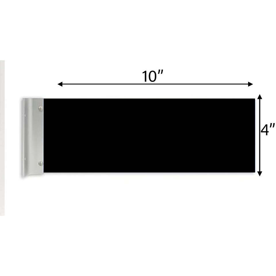 Custom Double, 2 Sided Text Projection Signs | 4" x 10" Durable Corridor Signage for Offices and Businesses - Image 6